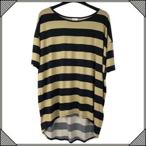 Tan and Black LuLaRoe Irma XL